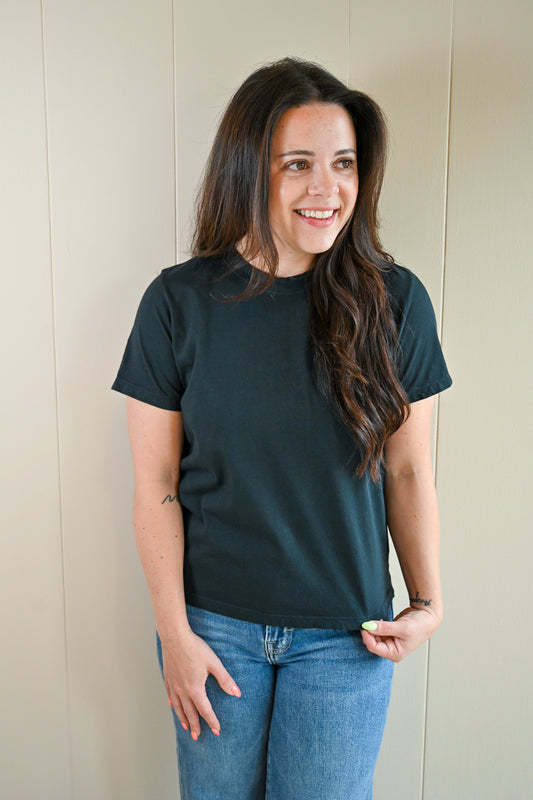 Wave Label Crew Neck - Storm
