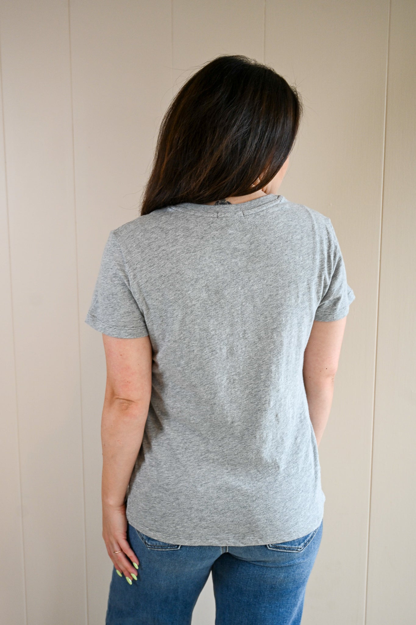 Austin Avenue Oversized Tee - Fog