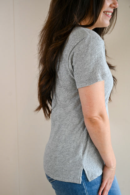 Austin Avenue Oversized Tee - Fog