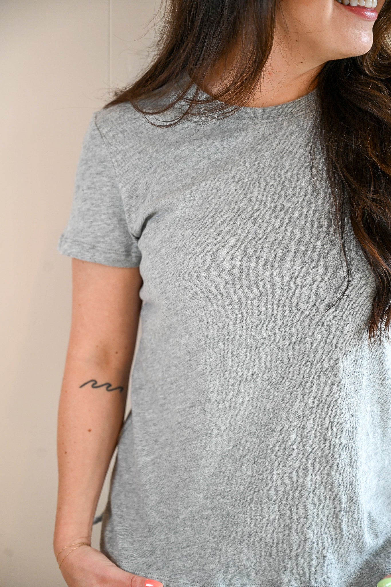 Austin Avenue Oversized Tee - Fog