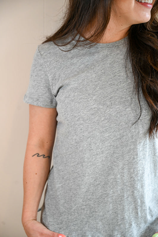 Austin Avenue Oversized Tee - Fog