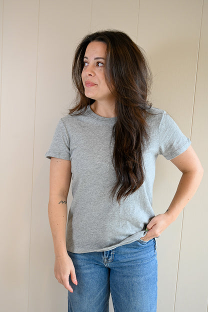 Austin Avenue Oversized Tee - Fog