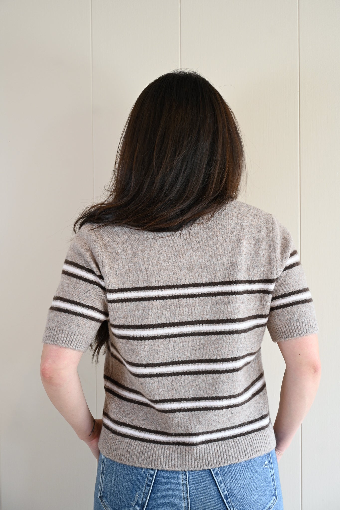 Balboa Avenue Stripe Sweater Tee