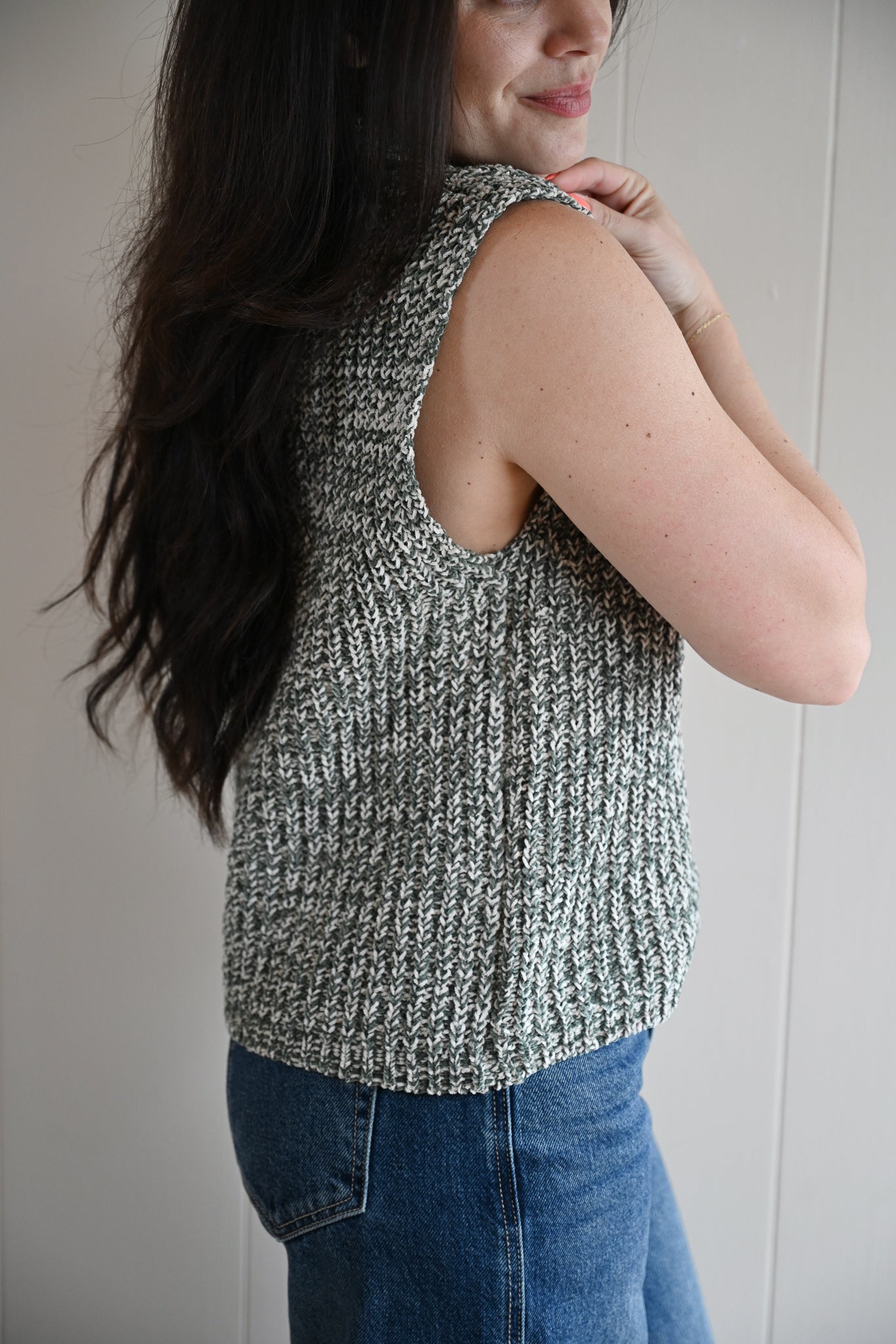 Rosemont Avenue Two Tone Sweater Vest
