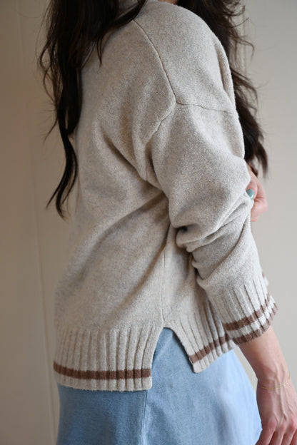 Crest Avenue V Neck Sweater