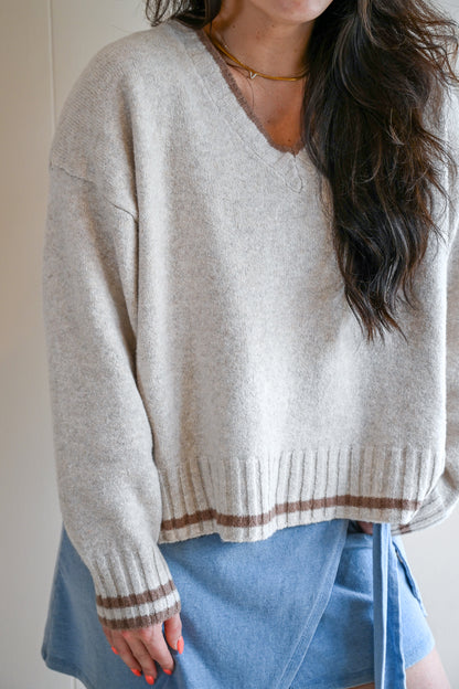 Crest Avenue V Neck Sweater