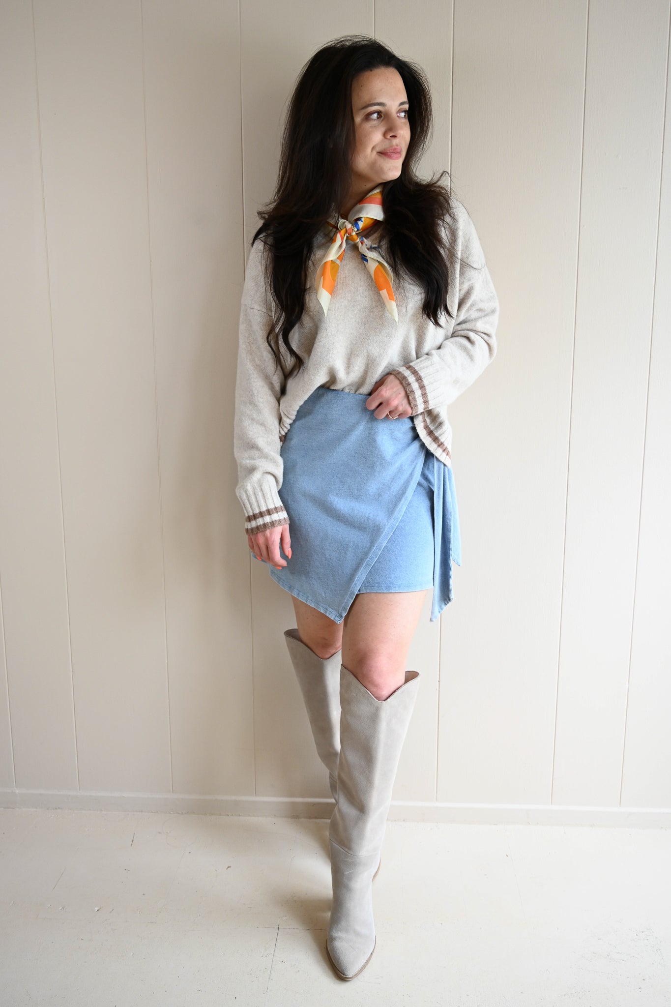 Crest Avenue V Neck Sweater