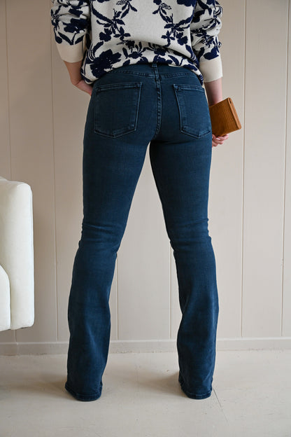 Morse Baby Flare Blue Black Jeans