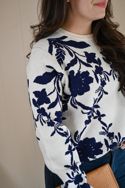 Wood Street Floral Sweater