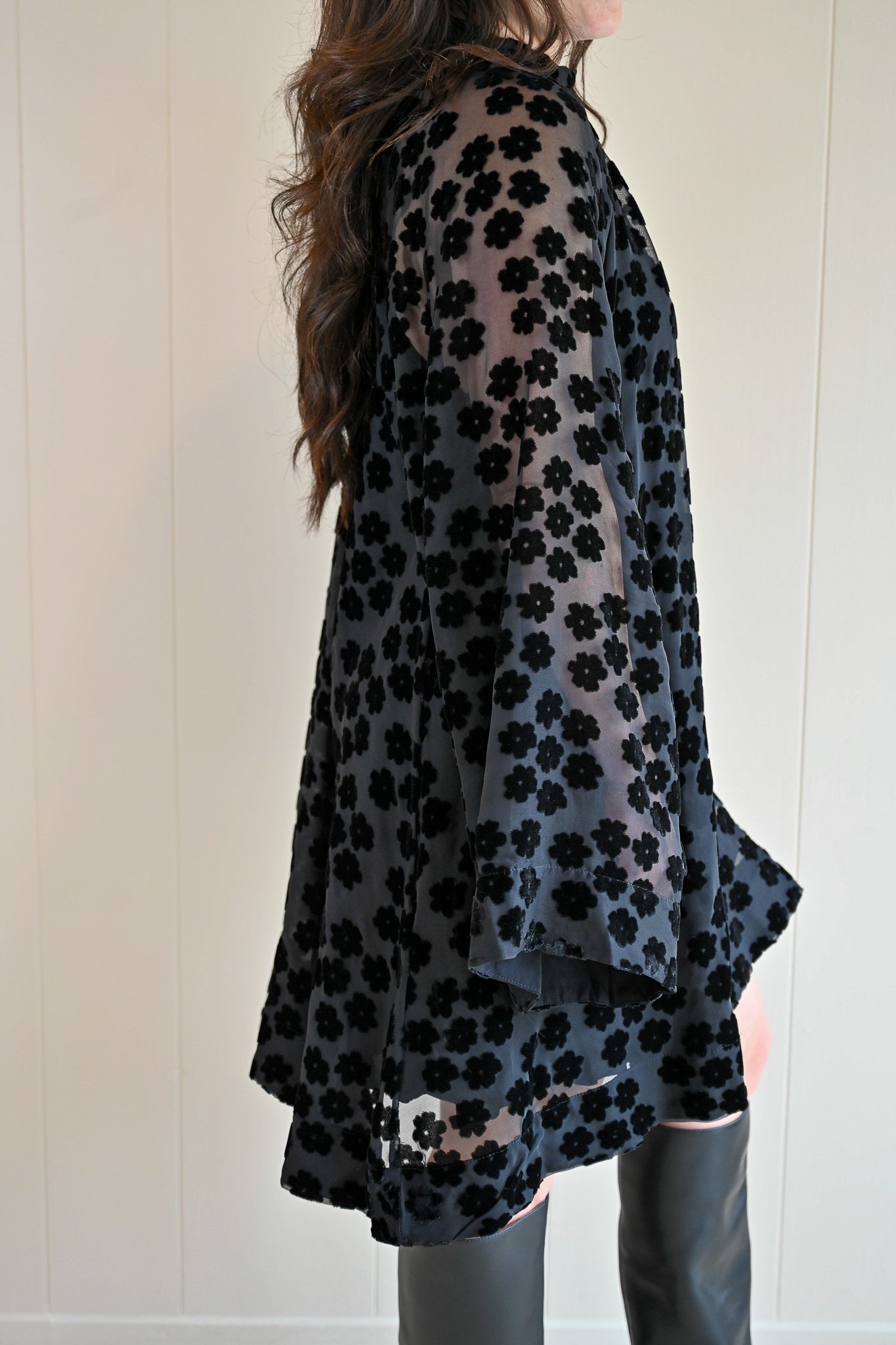 Buena Vista Velvet Floral Dress