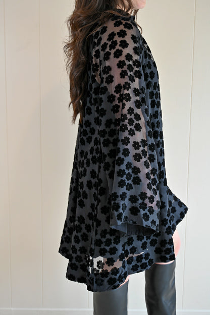 Buena Vista Velvet Floral Dress