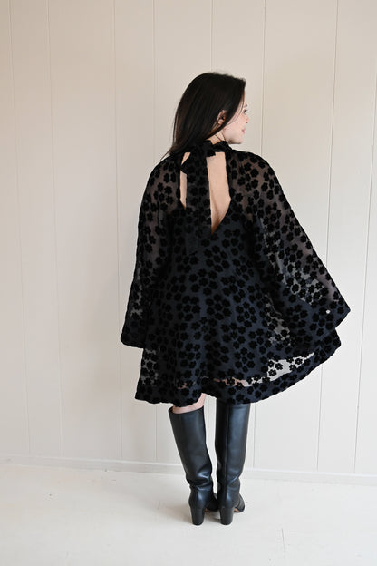 Buena Vista Velvet Floral Dress