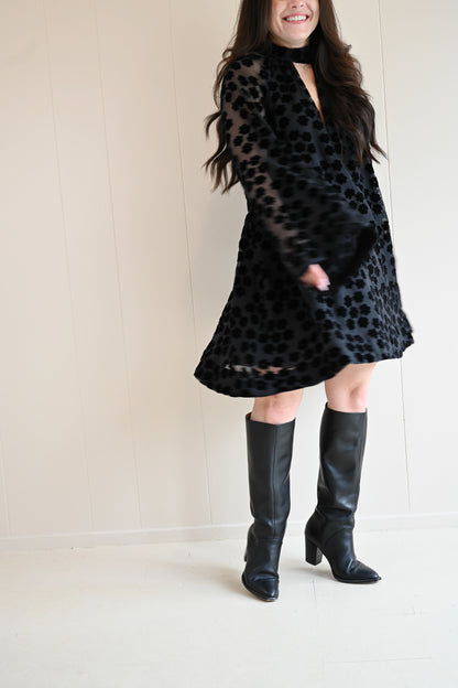 Buena Vista Velvet Floral Dress