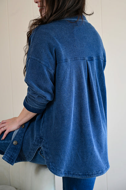 Beacon Knit Jacket - Ocean