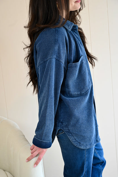 Beacon Knit Jacket - Ocean