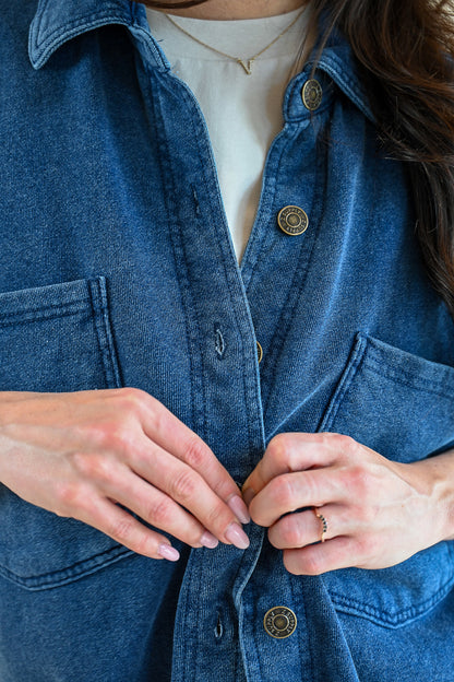 Beacon Knit Jacket - Ocean