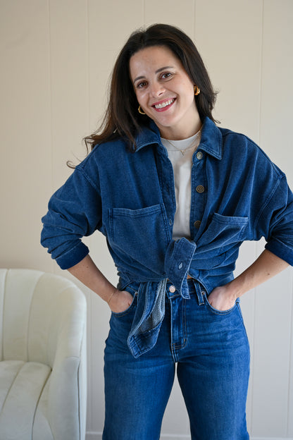 Beacon Knit Jacket - Ocean