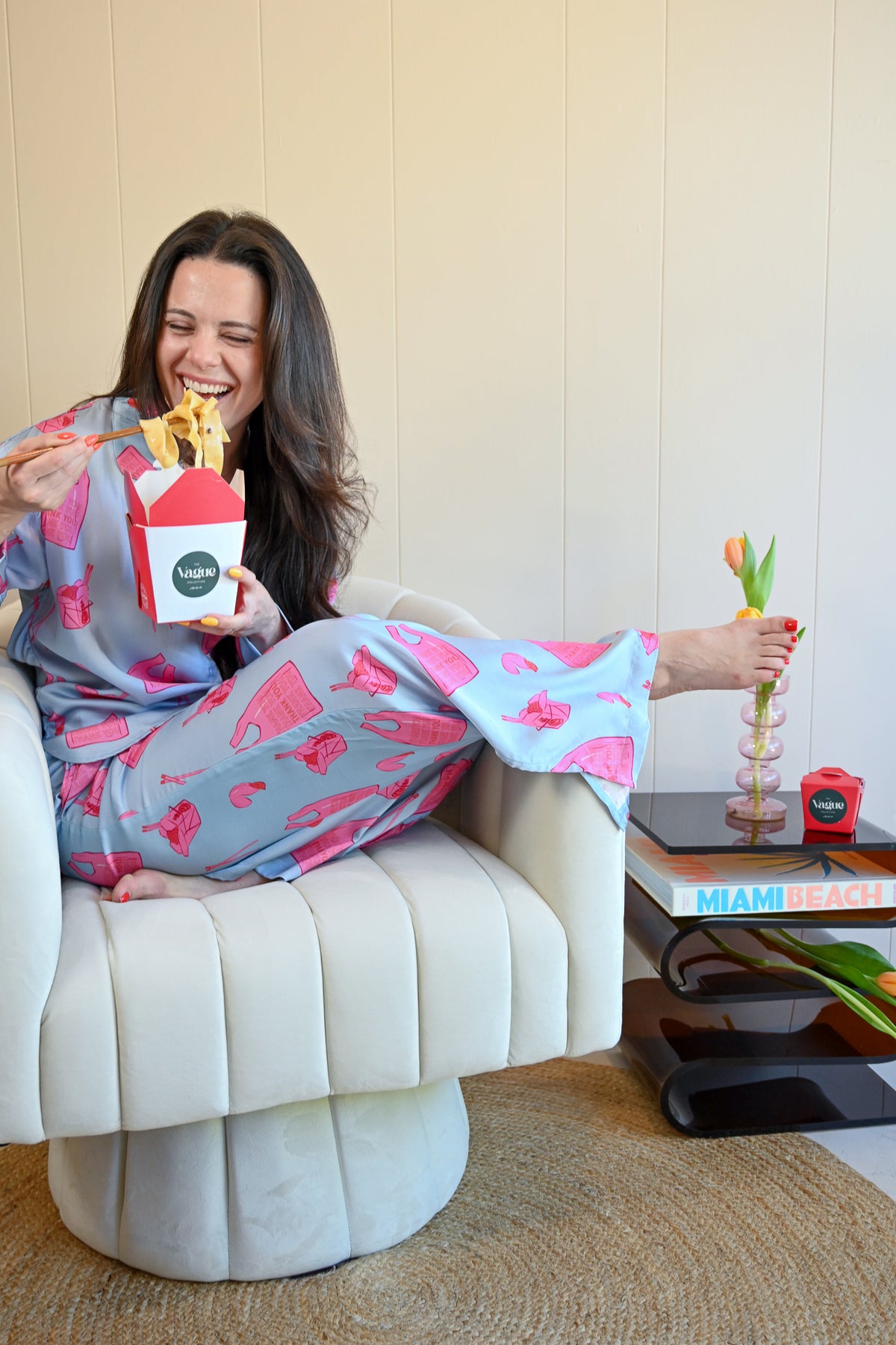 Takeout Long Pajama Set by NEENDI