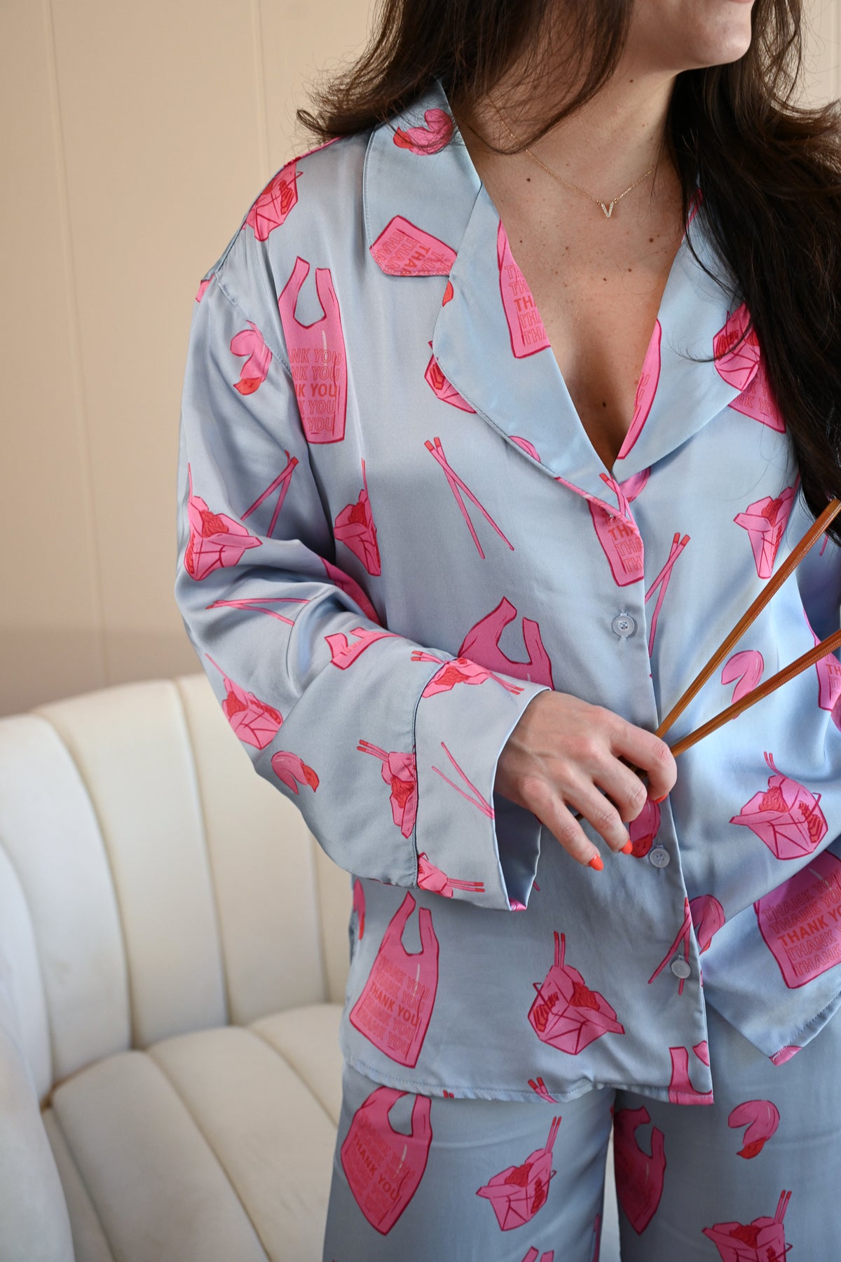 Takeout Long Pajama Set by NEENDI