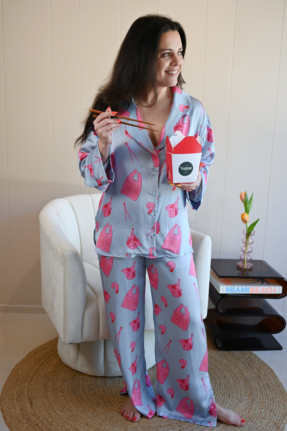 Takeout Long Pajama Set by NEENDI