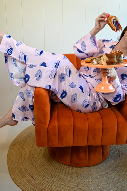 Breakfast Long Pajama Set by NEENDI