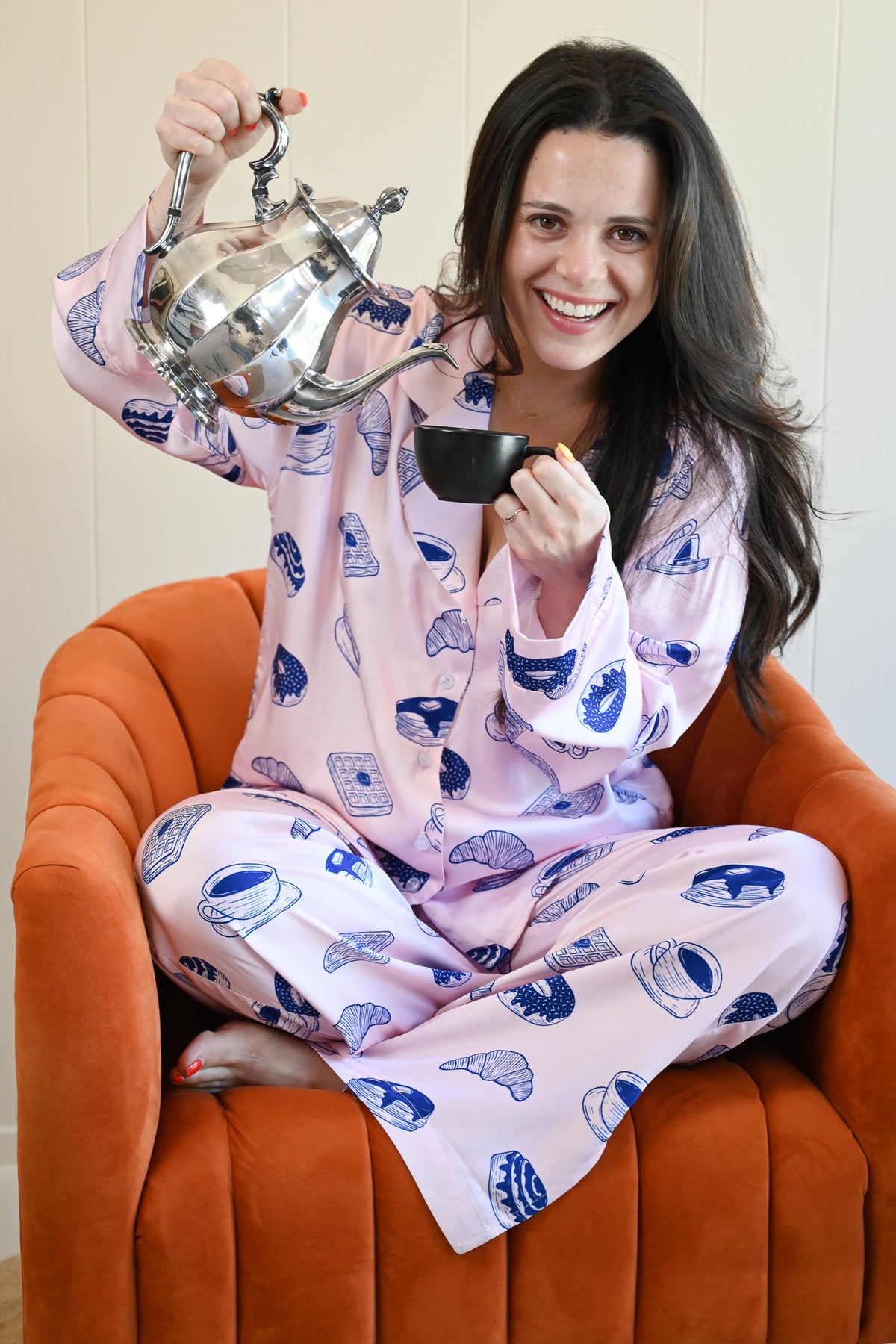 Breakfast Long Pajama Set by NEENDI