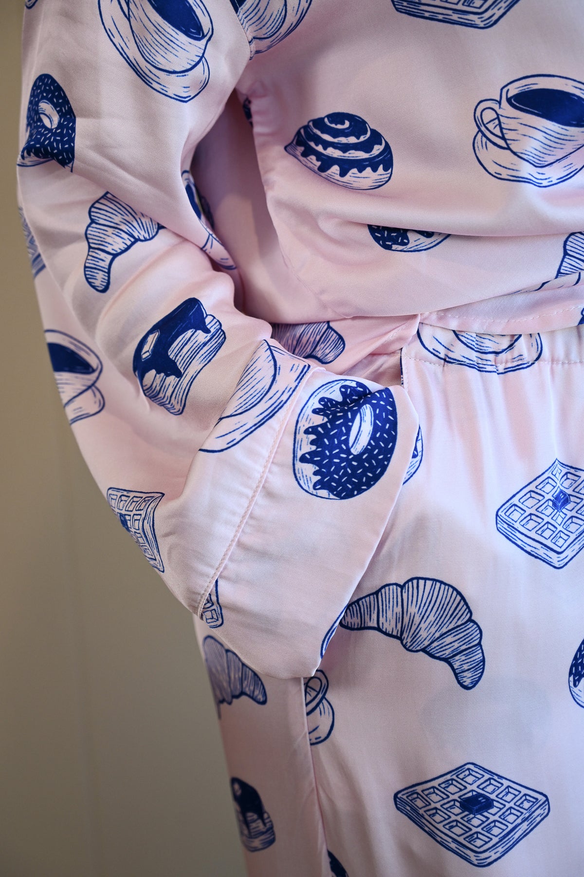 Breakfast Long Pajama Set by NEENDI