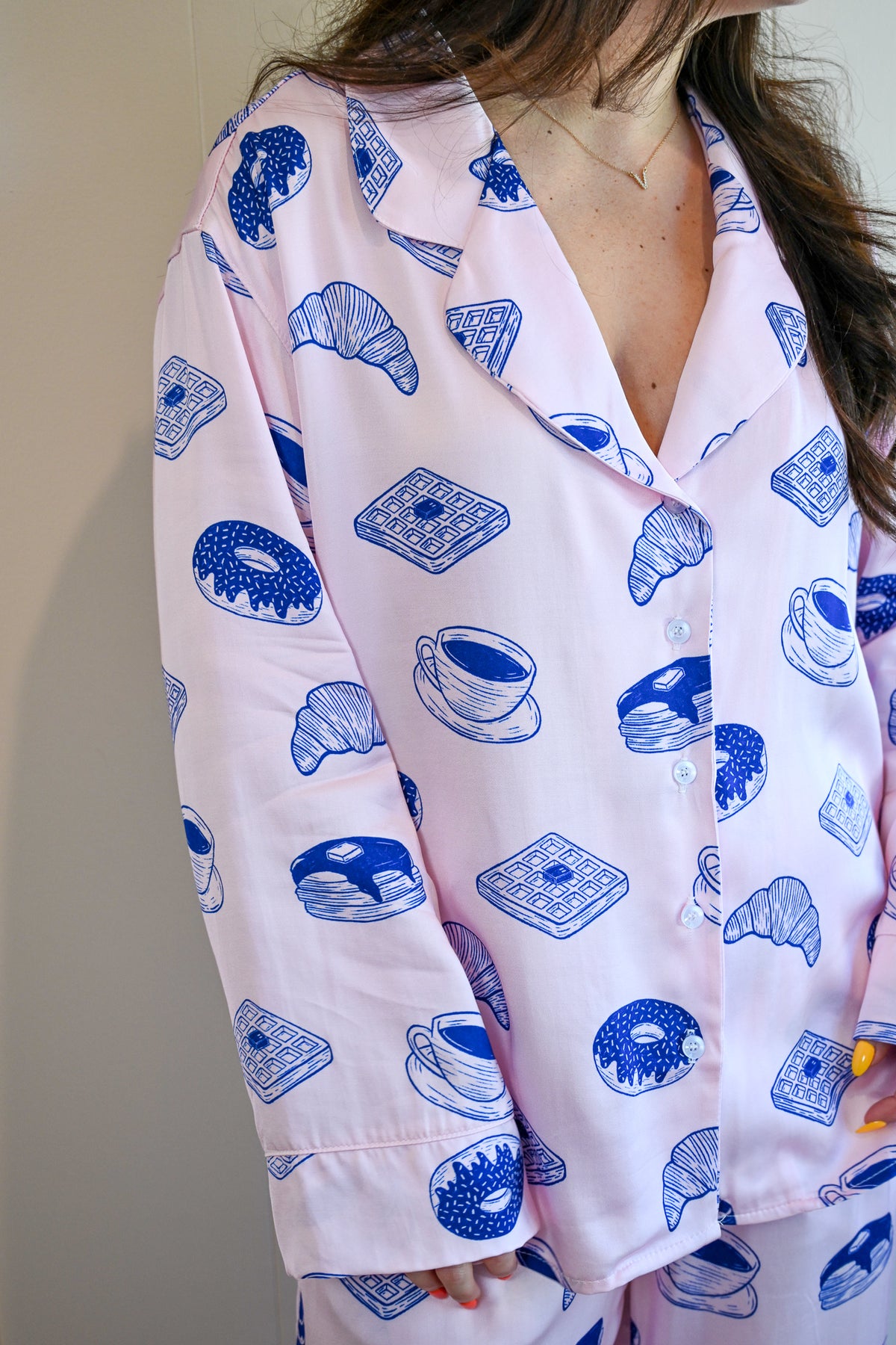 Breakfast Long Pajama Set by NEENDI
