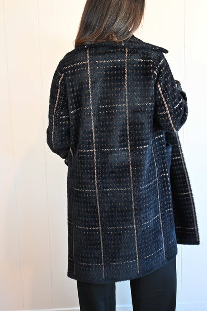 David Avenue Hounds Tooth Coat
