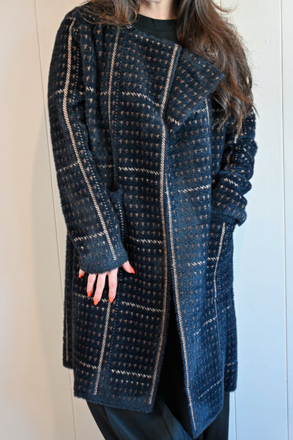 David Avenue Hounds Tooth Coat
