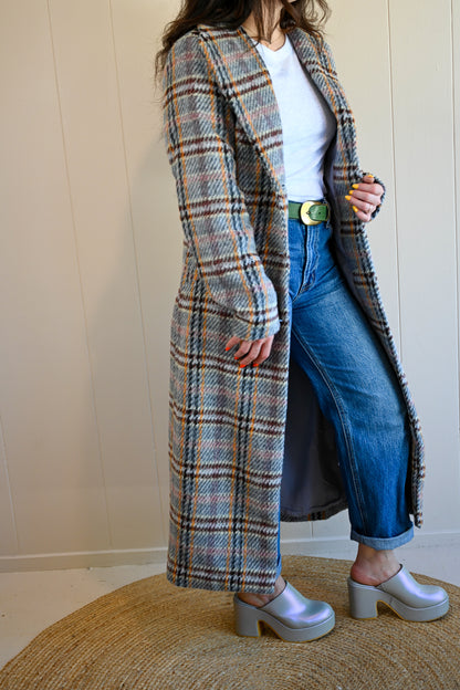 Adobe Lane Plaid Coat