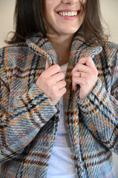 Adobe Lane Plaid Coat