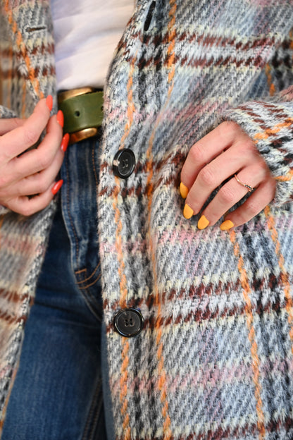 Adobe Lane Plaid Coat
