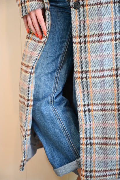 Adobe Lane Plaid Coat