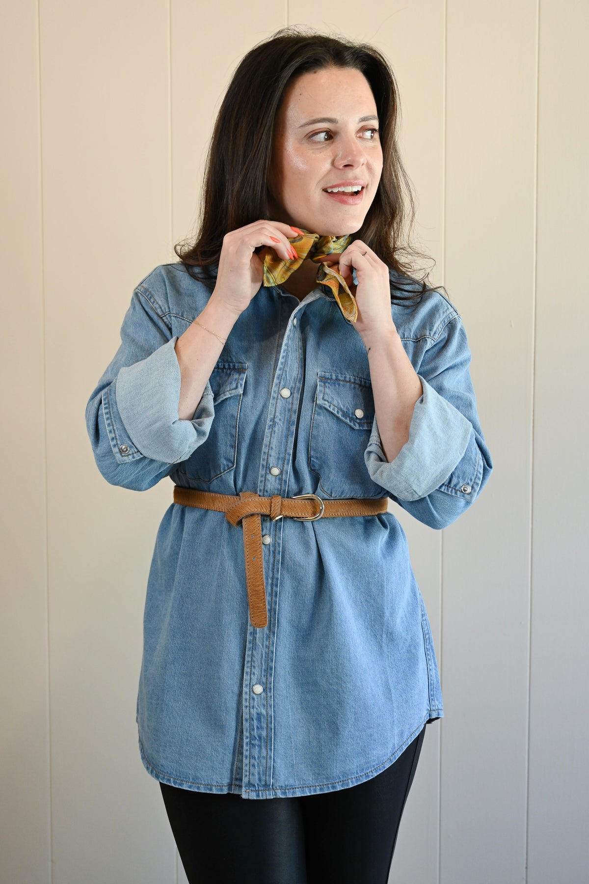 Cypress Denim Shirt Medium Wash by VNTNA