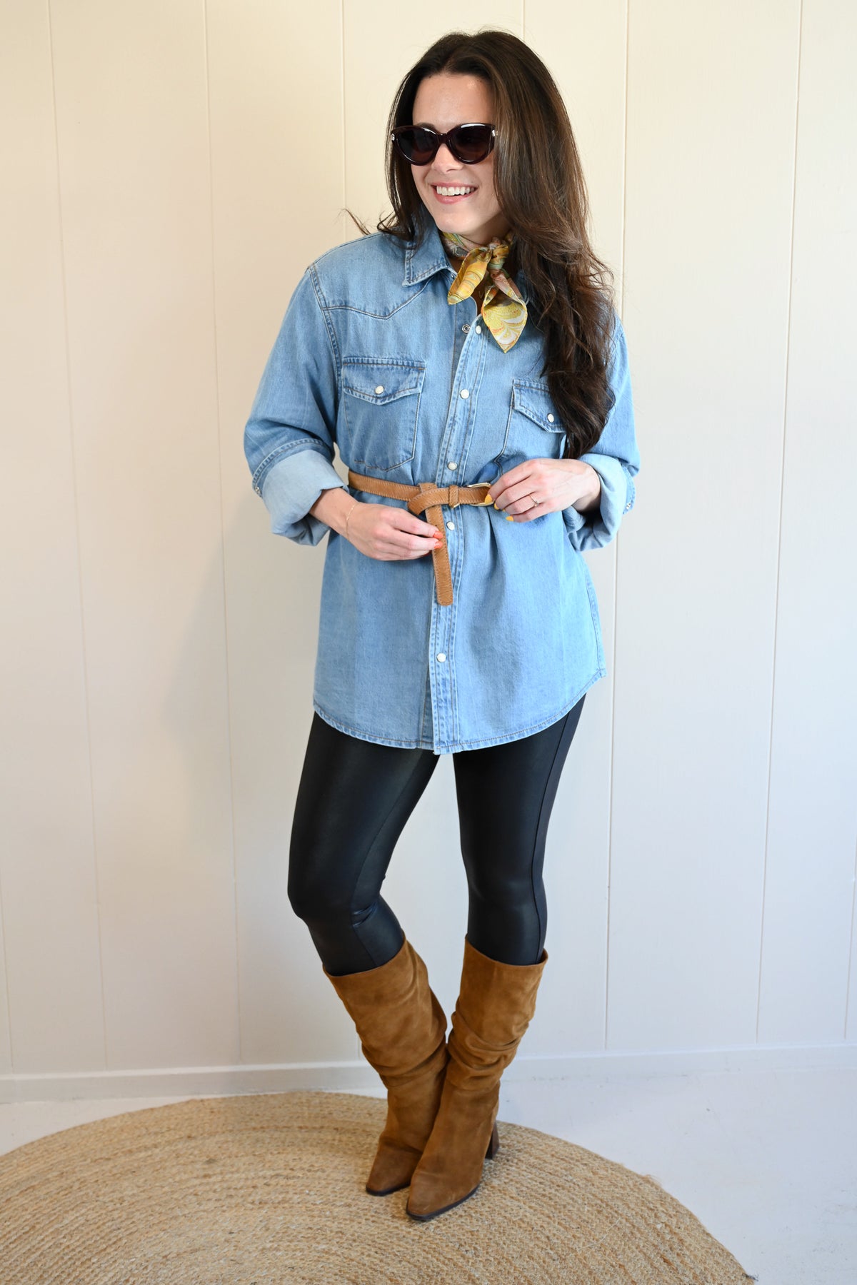 Cypress Denim Shirt Medium Wash by VNTNA
