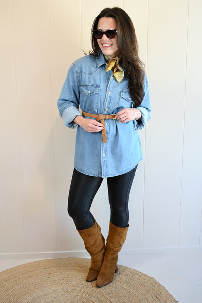 Cypress Denim Shirt Medium Wash by VNTNA