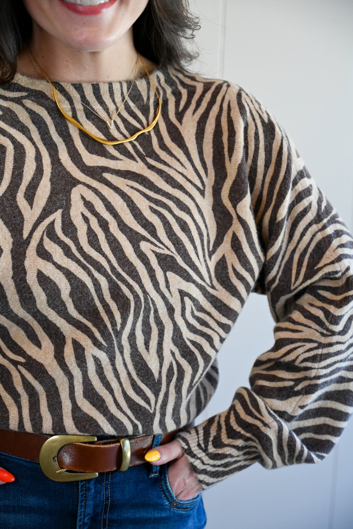 Lighthouse Avenue Zebra Cardigan