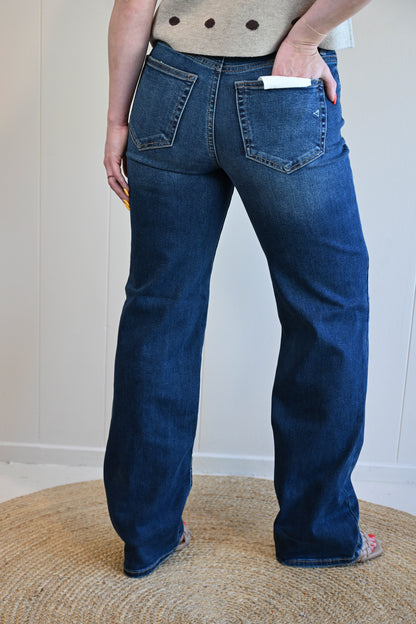 Egan Avenue Straight Leg Dark Wash Denim