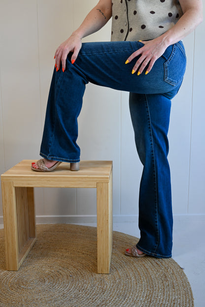 Egan Avenue Straight Leg Dark Wash Denim
