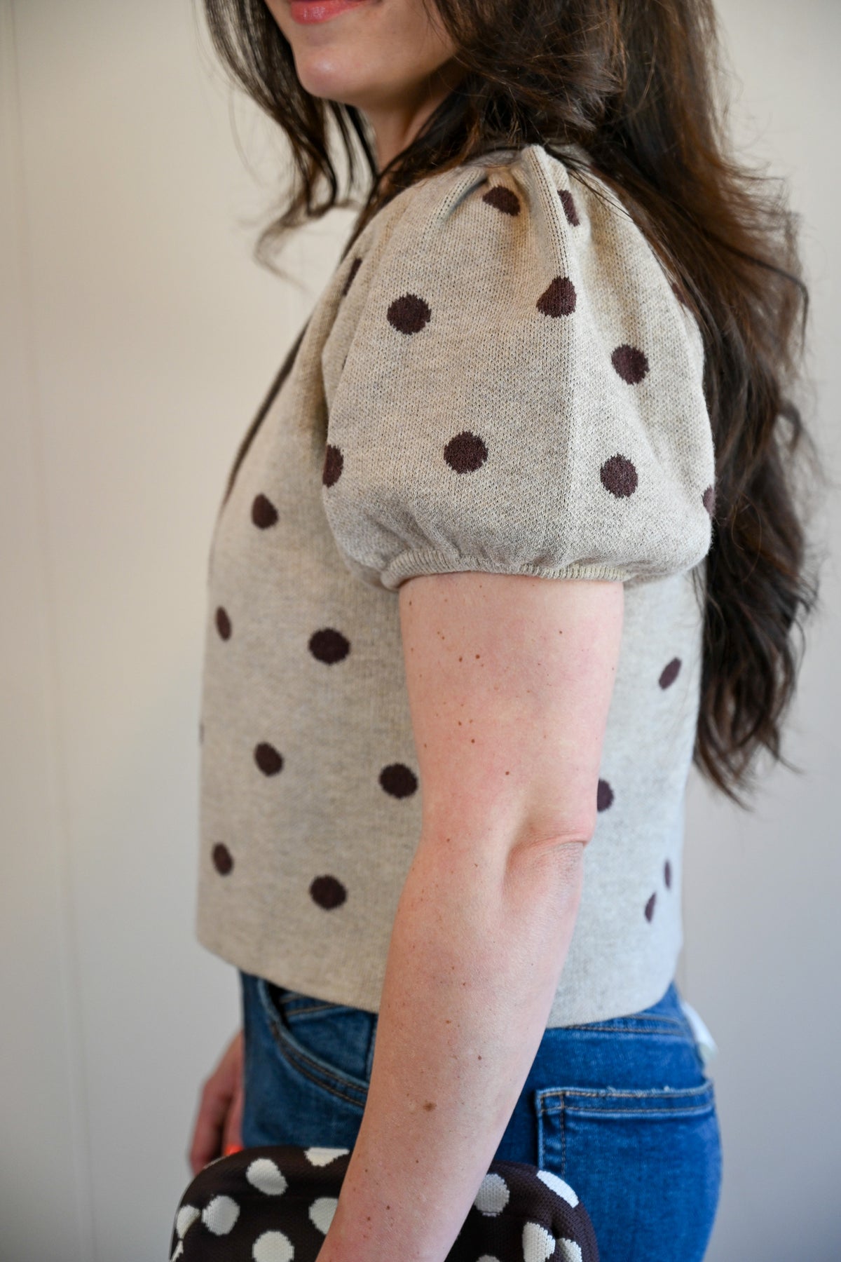 Esplanade Avenue Polka Dot Sweater