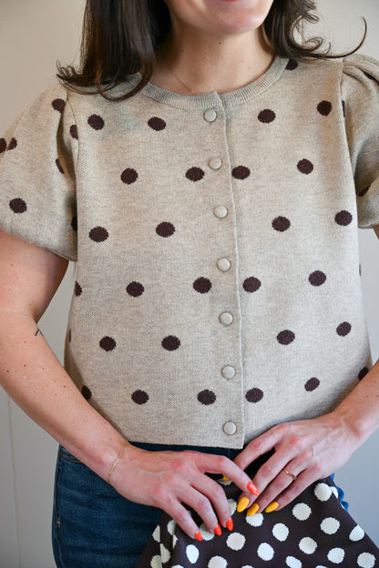 Esplanade Avenue Polka Dot Sweater