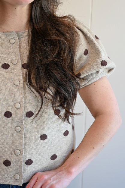 Esplanade Avenue Polka Dot Sweater