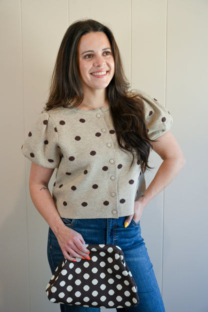 Esplanade Avenue Polka Dot Sweater