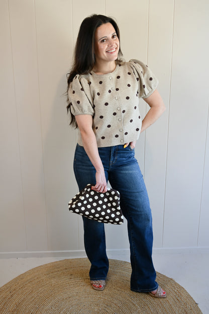 Esplanade Avenue Polka Dot Sweater