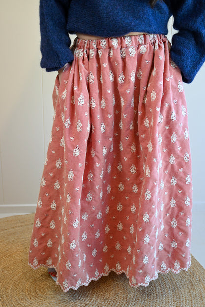 Pacific Avenue Embroidered Skirt