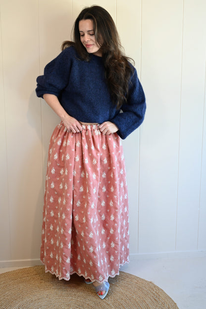 Pacific Avenue Embroidered Skirt
