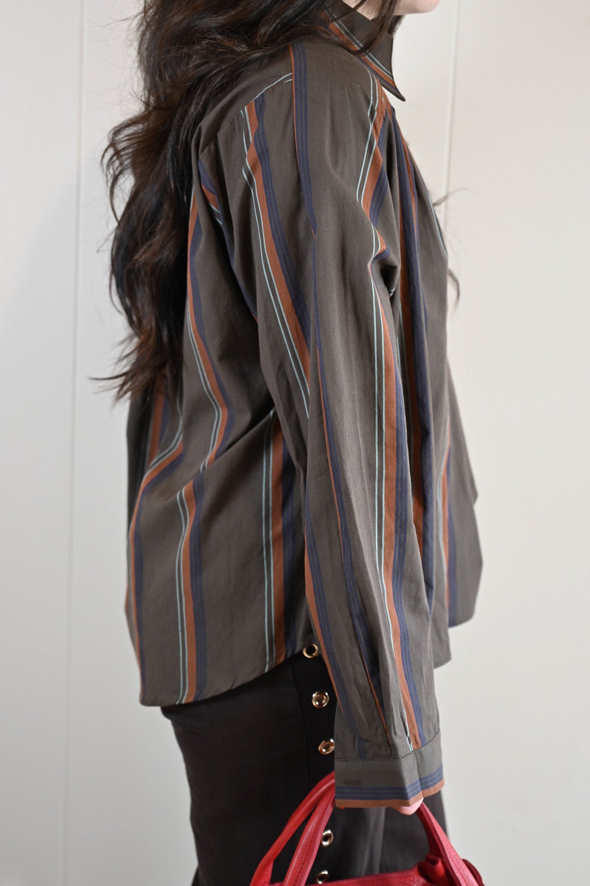 Park Place Collar Stripe Blouse