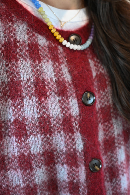 Forest Hill Plaid Cardigan