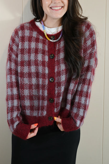 Forest Hill Plaid Cardigan